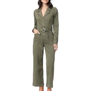 PAIGE Olive Utility Jumpsuit
